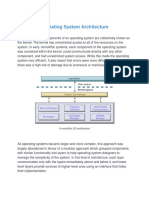 Operating System Arhiteture