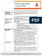 2 Grade Heart Rate Lesson Plan: Guiding Objectives