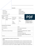 Electronic Ticket Receipt, November 03 For MR ARAYA GEBRESLASSIE BERHE