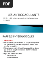 Les Anticoagulants..