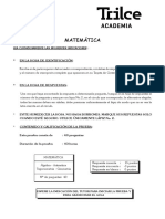 Simulacro Matematica Anual Uni Nº4