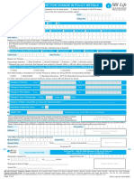 Request For Change in Policy Details Form English 120816