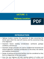 Lec 1 - Highway Location