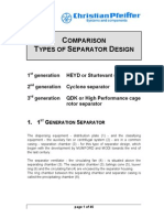 Separators of Different Generations