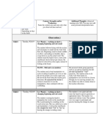 Child Observation Log - Assessment Portfolio