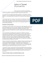 Trends and Evolution of Thread Lifting - PDO Vs PLLA Vs PCL (Type)