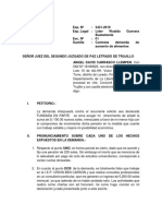 Contestacion de Demanda Por Aumento de Alimentos