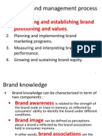 Identifying and Establishing Brand Positioning and Values