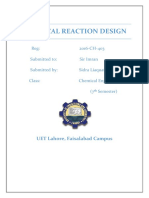 Chemical Reaction Design: UET Lahore, Faisalabad Campus