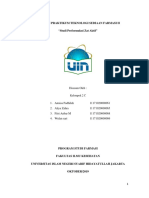 Laporan Praktikum TSF II 2C Studi Preformulasi Zat Aktif