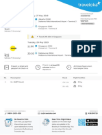 E-Ticket: Departure Flight