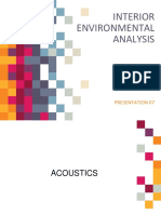 Interior Environmental Analysis: Presentation 07