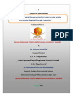 Study of Solid Waste Management and Its Impact On Water Quality From Nanded Waghala Municipal Corporation