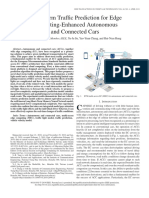 Short-Term Traffic Prediction For Edge Computing-Enhanced Autonomous and Connected Cars