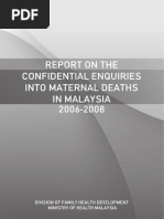 Maternal Death Malaysia