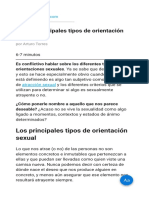 Los 10 Principales Tipos de Orientación Sexual