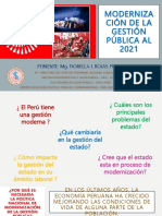 Modernización de La Gestión Pública Al 2021 - CEP - Fiorella Rojas Pineda