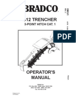 612 Trencher Manual