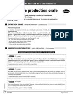 Consignes de PO (Pratique) - DeLF B1