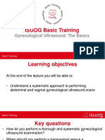 ISUOG Basic Training: Gynecological Ultrasound: The Basics