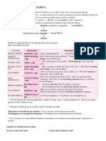 Passive Voice Voz Pasiva: Structure Example