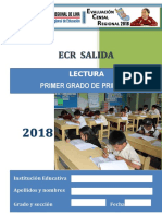 Prueba de Salida 1º Grado Lectura