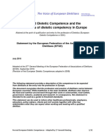 Revised Dietetic Competence and 6 Domains of Competency