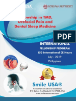 Fellowship in TMD, Orofacial Pain and Dental Sleep Medicine: Smile USA®