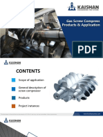 Kaishan Process Gas Screw Compressor PDF