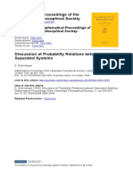 Mathematical Proceedings of The Cambridge Philosophical Society