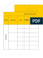 Matriz Identifación de Peligros y Valoración de Riesgos