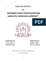 Seminar Report ON " ": Intelligent Sensor Based Monitoring System For Underwater Pollution