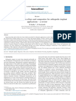 Insight of Magnesium Alloys and Composites For Orthopedic Implant Applications - A Review