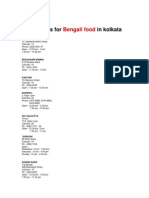 Restaurants in Kolkata