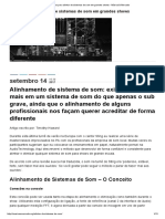 6 Passos para Alinhar de Sistemas de Som em Grandes Shows PDF