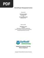 Thesis - Project Mangement System PDF