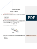 Fluid Dynamics and Turbomachines: Module 1: Tutorial - 01