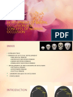 Development of Dental Occlusion