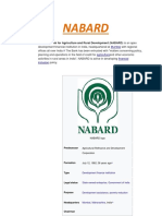 Nabard: National Bank For Agriculture and Rural Development (NABARD) Is An Apex