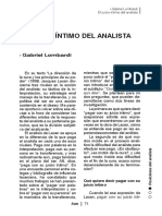 Lombardi (2012) - El Juicio Íntimo Del Analista PDF