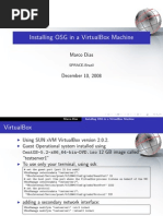 Installing Osg in A Virtualbox Machine: Marco Dias