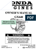 Engines: Owner'S Manual