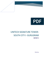 Unitech Signature Tower-South City I - Gurugram: Report 3