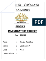 Physics Investigatory Project