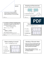 Nyquist Sampling Theorem Sampling and Reconstruction