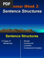 Sentence (Simple and Compound)