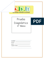 6º Básico DIAGNOSTICO MATEMATICA