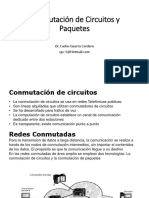 Conmutación de Circuitos y Paquetes