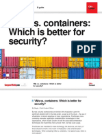 Vms vs. Containers: Which Is Better For Security?: E-Guide