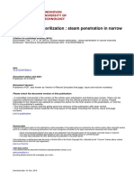 Surface Steam Sterilization: Steam Penetration in Narrow Channels